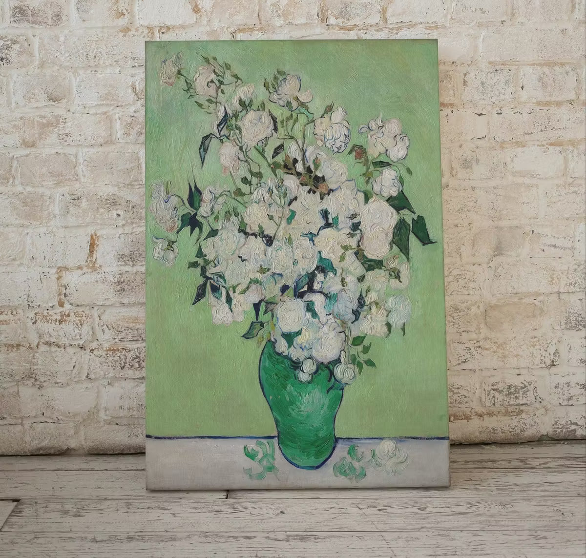 Roses Painting, Famous van Gogh Art Print. Instant Download Printable van Gogh Fine Art. Vintage Still Life White Roses Painting. – Printable Wall Art