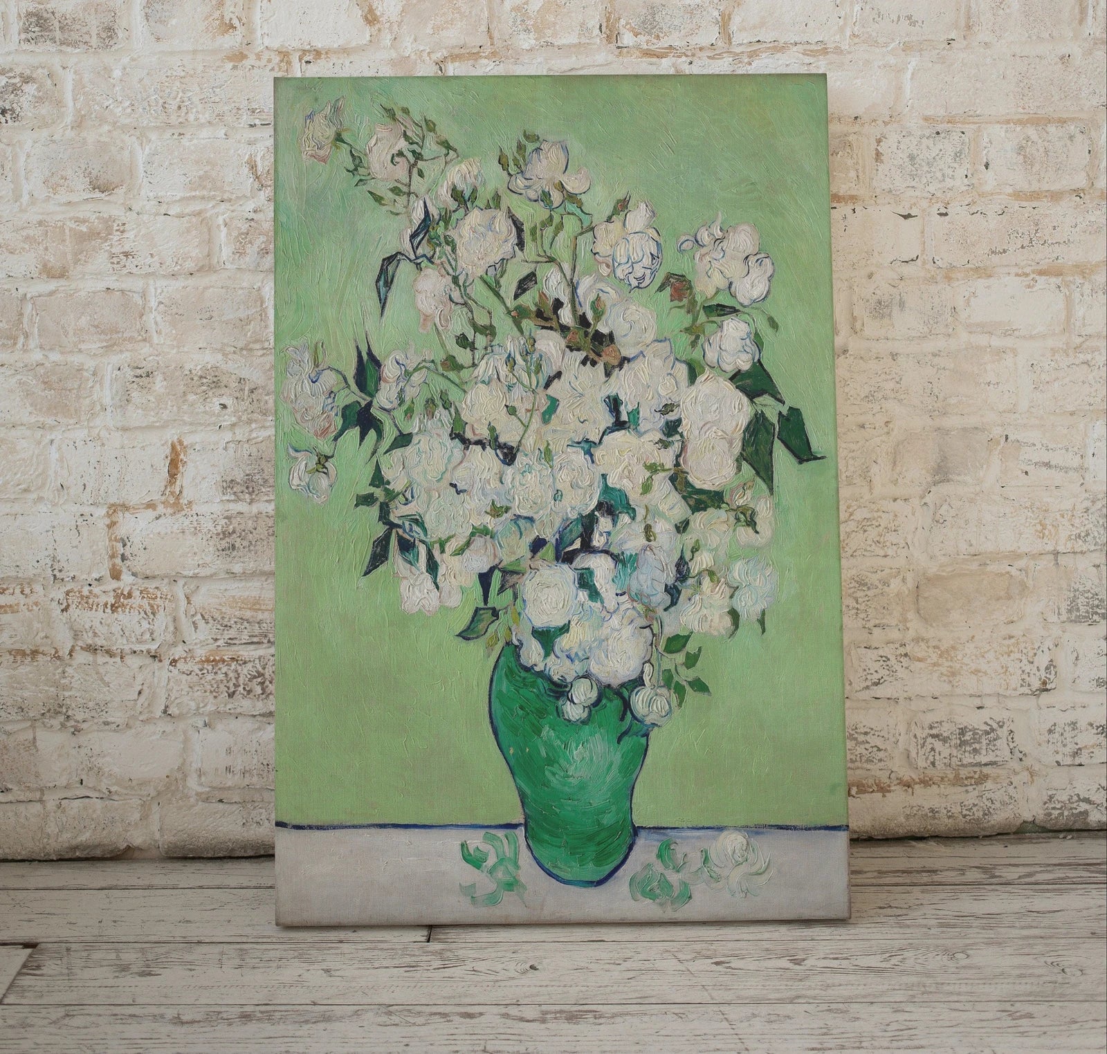 Roses Painting, Famous van Gogh Art Print. Instant Download Printable van Gogh Fine Art. Vintage Still Life White Roses Painting. – Printable Wall Art Digital Download