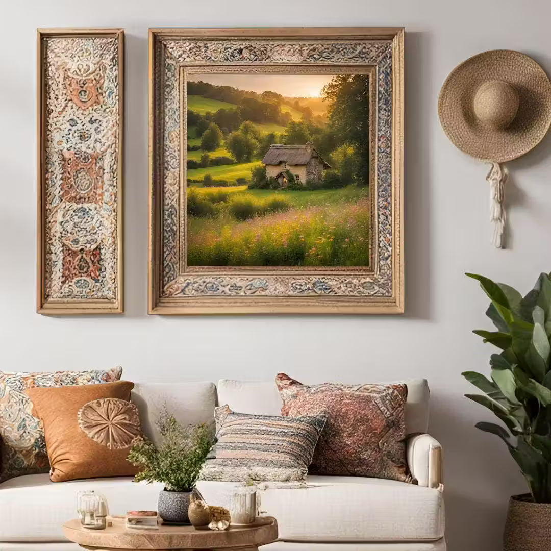 Rustic Cabin Printable Art. Landscape Decor for Home. Cottagecore Wall Art  – Printable Wall Art