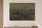 Rustic Moody Vintage Landscape Painting. Vincent van Gogh The old Tower in the Fields Famous Painting. Printable Wall Art. Digital Download – Printable Wall Art Digital Download