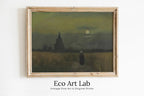 Rustic Moody Vintage Landscape Painting. Vincent van Gogh The old Tower in the Fields Famous Painting. Printable Wall Art. Digital Download – Printable Wall Art Digital Download