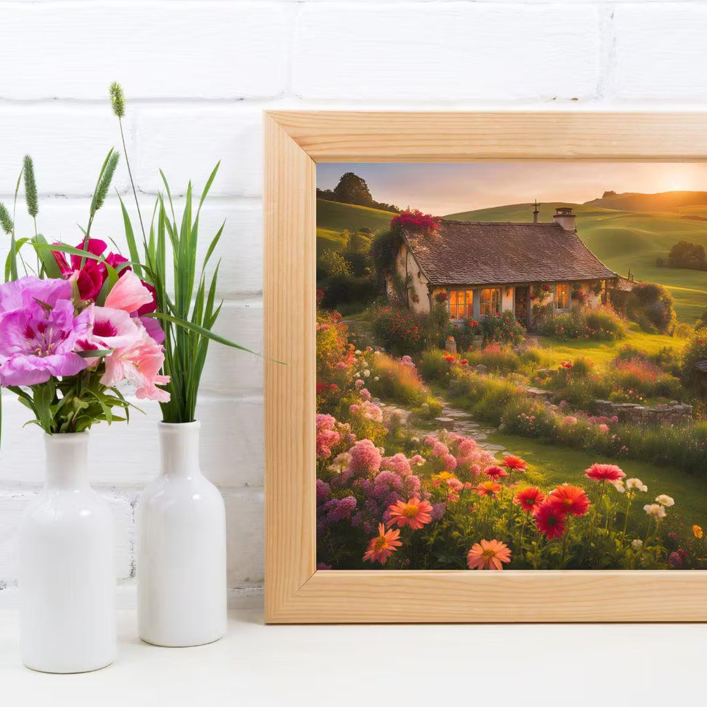 Rustic Wall Art Printable Decor | Garden Home Art  | Nature Printable Square Print – Printable Wall Art