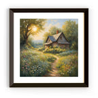 Rustic Wall Art Printable I Cabin Decor for Home I Wildflowers Square Art Design – Printable Wall Art