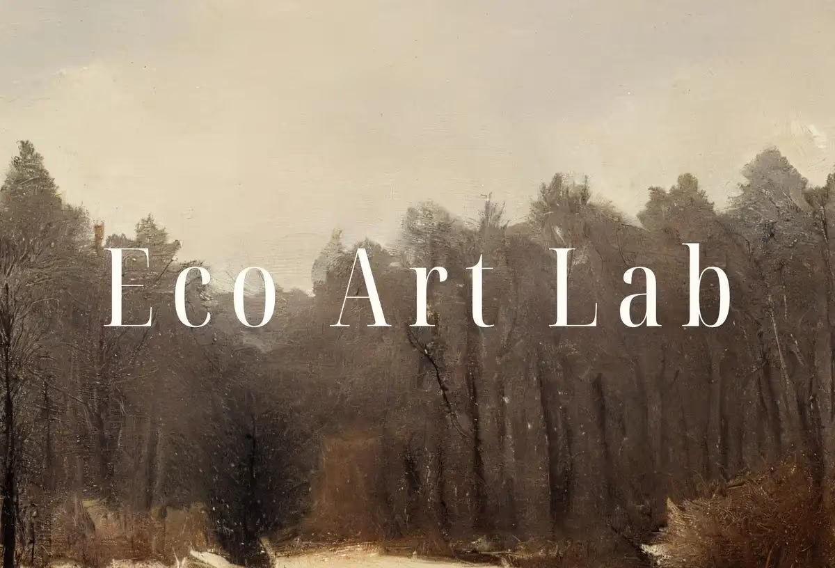 Rustic Winter Landscape Printable Painting. Winter Art Muted Colors . Country Decor Nature Landscape Moody Vintage Art Print – Printable Wall Art