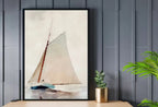 Sail Boat At Sea Print, Nautical Wall Decor, Sailboat Print Boat Art, Vertical Printable Wall Art, Digital Print, Print Wall Art, Boat Print – Printable Wall Art