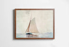 Sail Boat At Sea Print, Nautical Wall Decor, Sailboat Print Boat Art, Printable Wall Art Prints, Digital Print, Print Wall Art, Boat Print – Printable Wall Art Digital Download – Digital Download
