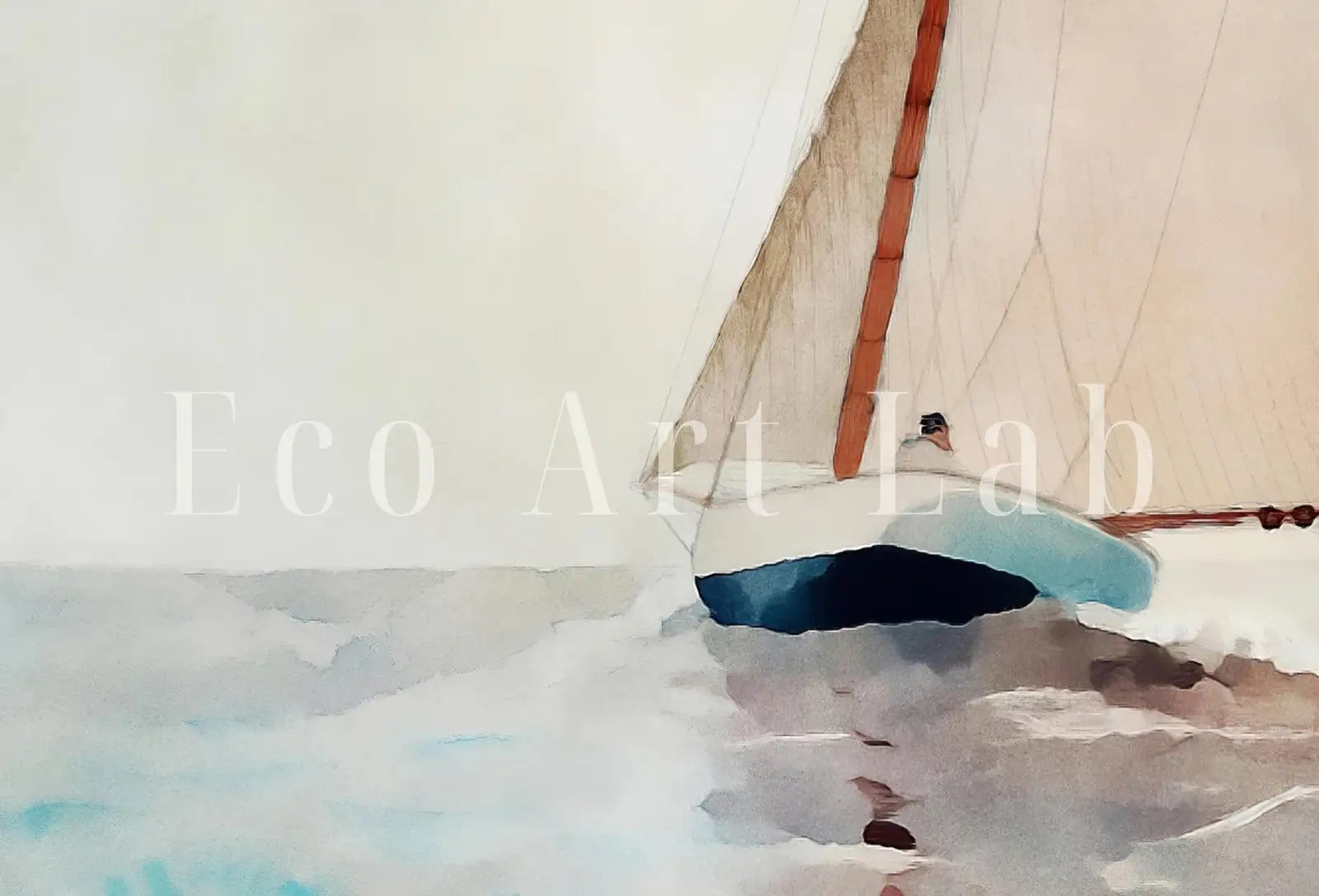 Sail Boat At Sea Print, Nautical Wall Decor, Sailboat Print Boat Art, Printable Wall Art Prints, Digital Print, Print Wall Art, Boat Print – Printable Wall Art Digital Download – Digital Download