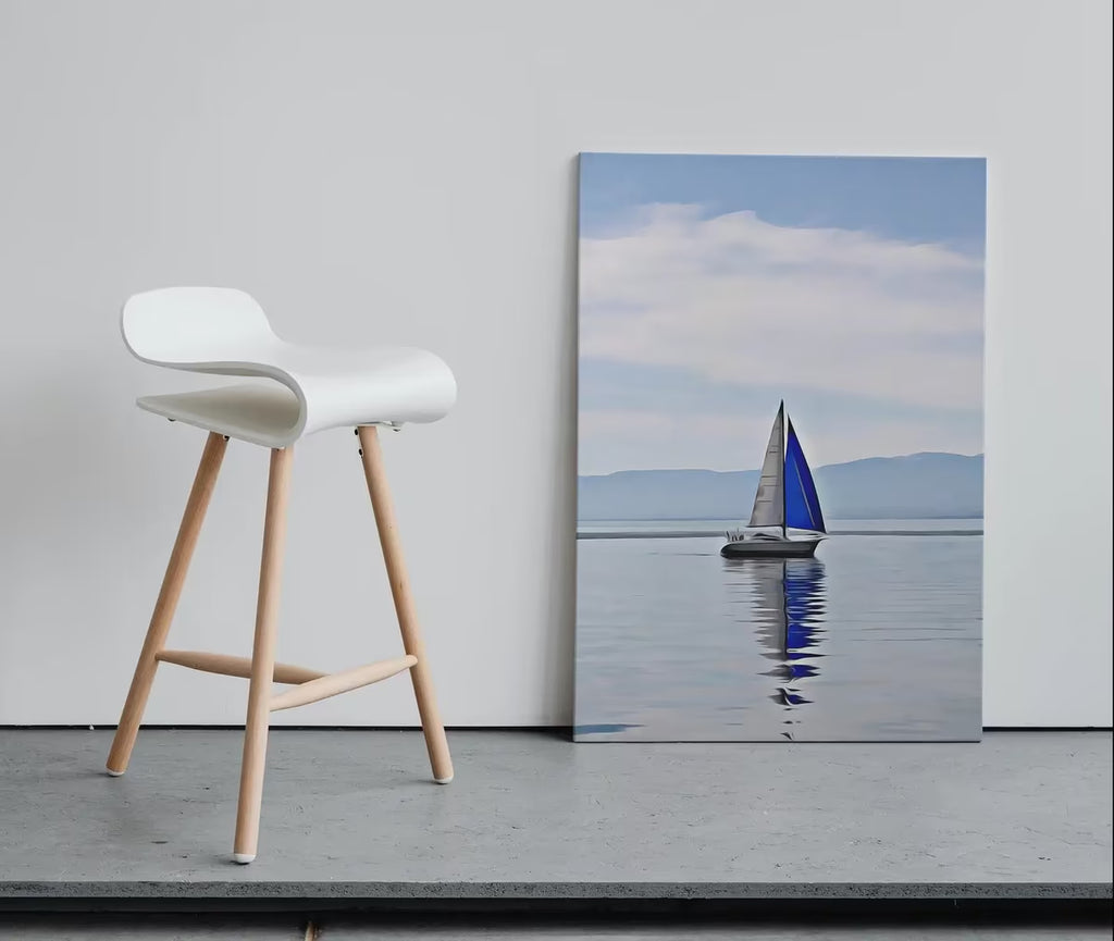 Sailboat Painting Nautical Wall Art. Instant Download Sailboat Print. Digital Painting of Boats. Boat Artwork. Printable Sailing Prints – Printable Wall Art