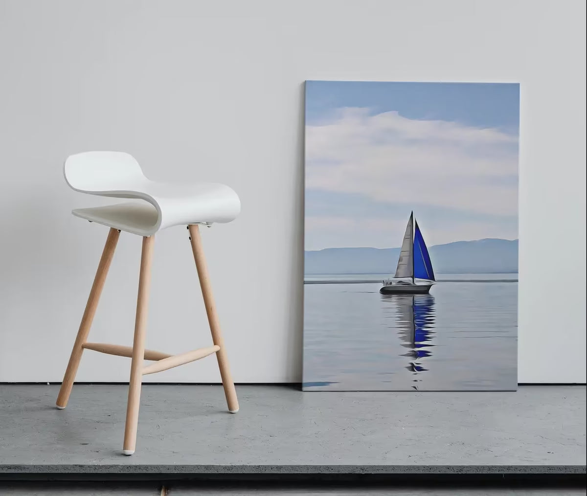 Sailboat Painting Nautical Wall Art. Instant Download Sailboat Print. Digital Painting of Boats. Boat Artwork. Printable Sailing Prints – Printable Wall Art