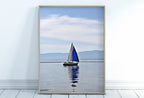 Peinture de voilier, art mural nautique. Téléchargement instantané d’impression de voilier. Peinture numérique de bateaux. Art de bateau. Impressions de voile imprimables.