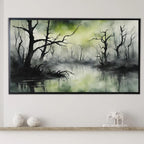 Samsung Frame Art for 4K TV I Dark Green Minimalist Wall Decor I Unique Artwork for Frame TV – Frame TV Digital Download Art – Digital Download