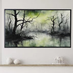 Samsung Frame Art for 4K TV I Dark Green Minimalist Wall Decor I Unique Artwork for Frame TV – Frame TV  Art