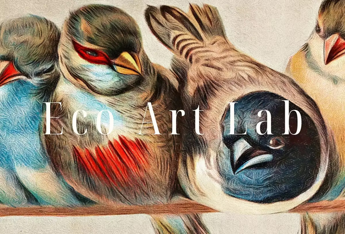 Samsung Frame TV Art 4k & 8K Birds Vintage Art. Samsung TV Art Vintage Painting. , Perching Birds Art for Samsung Frame TV – Frame TV  Art