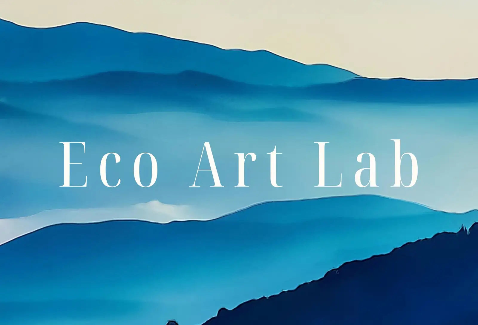 Detail view of artwork from Samsung Frame TV Art 4K Abstract Blue Mountain Landscape Wall Art. Instant Download Mountain Digital Painting Blue Wall Art for the Frame TV. (variation 6)