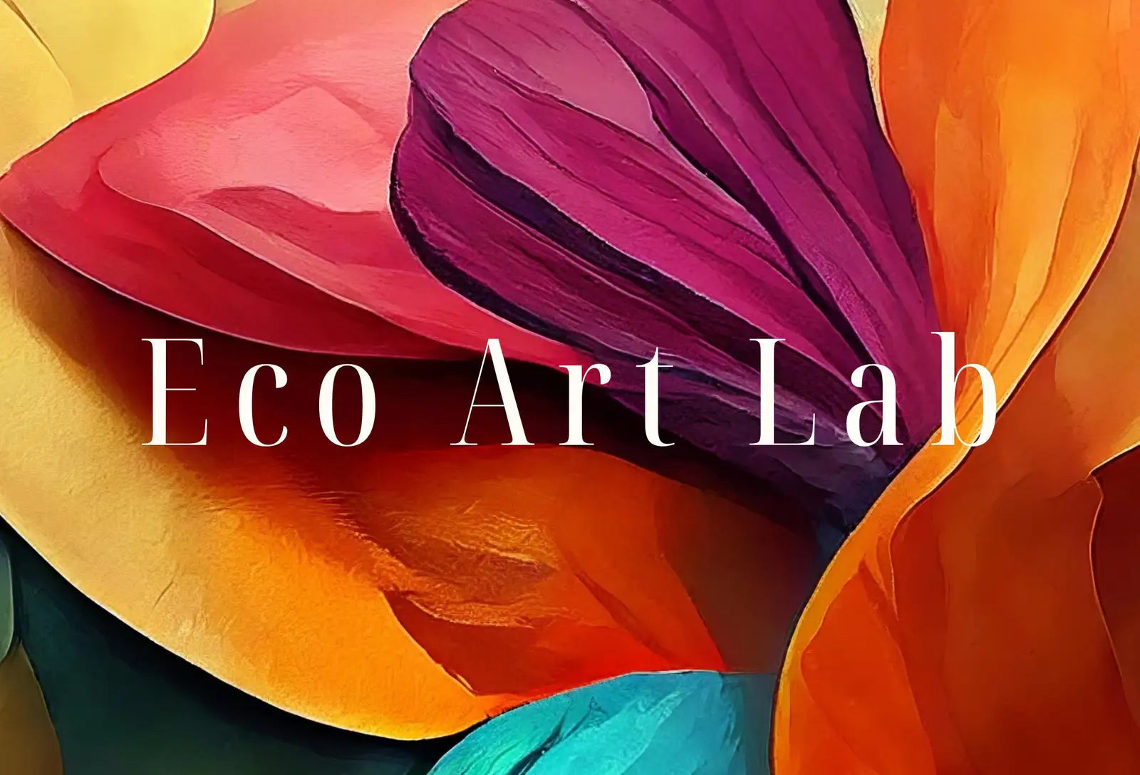 Detail view of artwork from Samsung Frame TV Art 4K Abstract Colorful Flower Petals. Instant Download Botanical Leaves Digital Painting. Modern Floral Art for Frame TV. (variation 1)