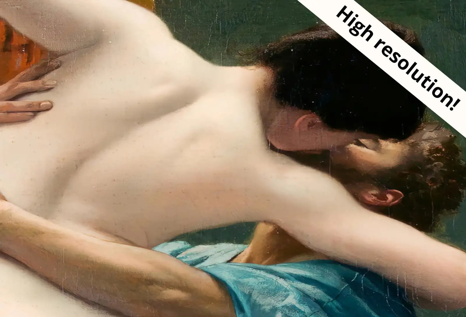 Included artwork preview showing first selection of artworks from Samsung Frame TV Art 4K Ancient Greek Mythology Art Pygmalion and Galatea Vintage Painting. Downloadable Nude Greek Goddess Art for Frame TV.