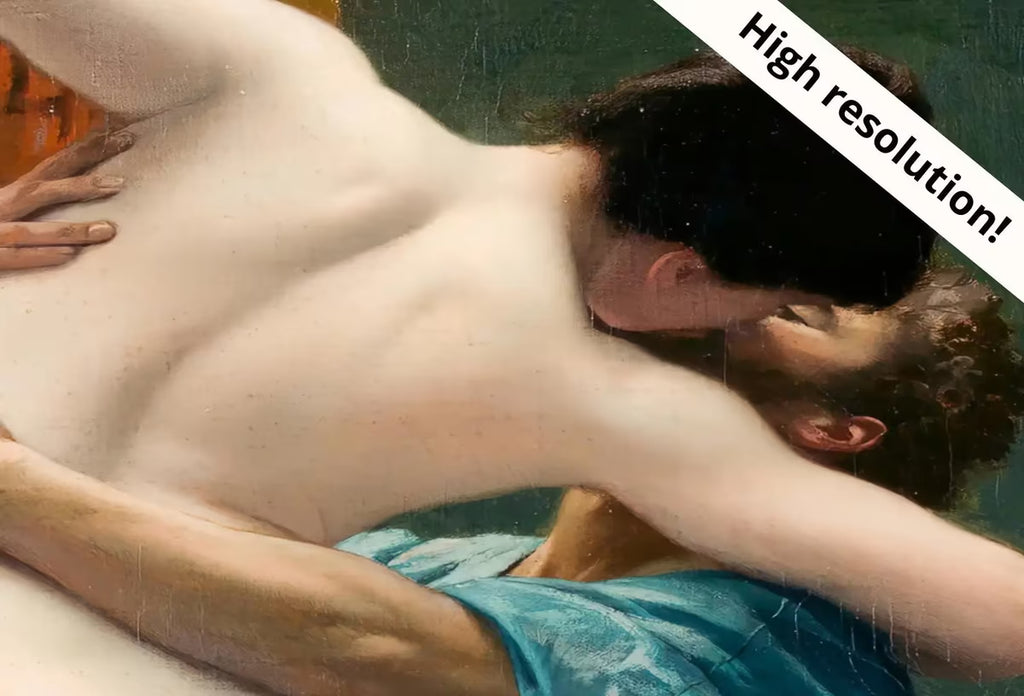 Samsung Frame TV Art 4K Ancient Greek Mythology Art Pygmalion and Galatea Vintage Painting. Downloadable Nude Greek Goddess Art for Frame TV – Frame TV  Art