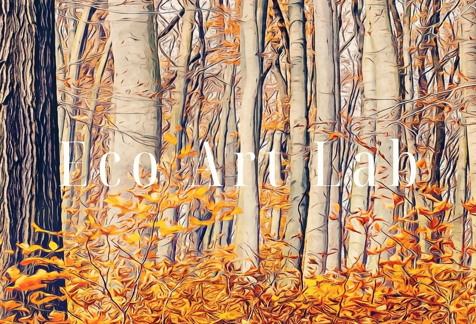 Included artwork preview showing first selection of artworks from Samsung Frame TV Art 4K Autumn Forest Trail Landscape Digital Painting. Instant Download Fall Art for the Samsung Frame TV. Art for TV.