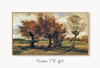 Samsung Frame TV Art 4K Autumn Landscape Famous Vincent van Gogh Painting. Instant Download van Gogh Fine Art for Frame TV. Vintage Decor – Frame TV  Art
