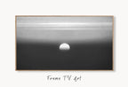 Samsung Frame TV Art 4K Black and White Abstract Sunset Painting. Instant Download Abstract Art for Samsung Frame TV. Minimalist Art for TV – Frame TV Art Set (Digital Download) – Digital Download