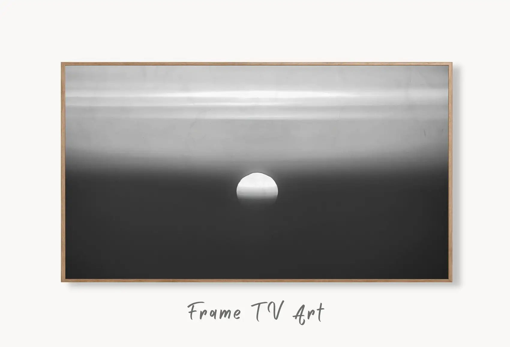 Samsung Frame TV Art 4K Black and White Abstract Sunset Painting. Instant Download Abstract Art for Samsung Frame TV. Minimalist Art for TV – Frame TV Art Set (Digital Download) – Digital Download