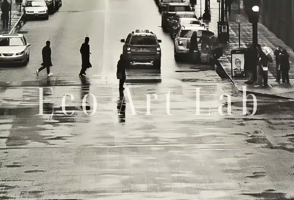 Samsung Frame TV Art 4K Black and White Chicago Streets Art. Instant Download Chicago Photography for the Frame TV. Chicago Illinois Decor – Frame TV  Art