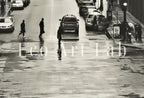 Detail view of artwork from Samsung Frame TV Art 4K Black and White Chicago Streets Art. Instant Download Chicago Photography for the Frame TV. Chicago Illinois Decor. (variation 1)