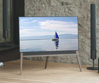 Samsung Frame TV Art 4K Blue Sailboat Painting Nautical Wall Art. Instant Download Boat Painting for the Frame TV. Sailing Ocean Art for TV – Frame TV  Art