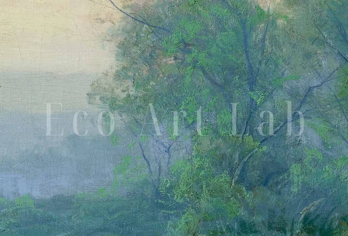 Samsung Frame TV Art 4K Bluebonnets at Dawn. Vintage Spring Landscape Painting. Instant Download Floral Landscape. Wall Art for Frame TV – Frame TV  Art