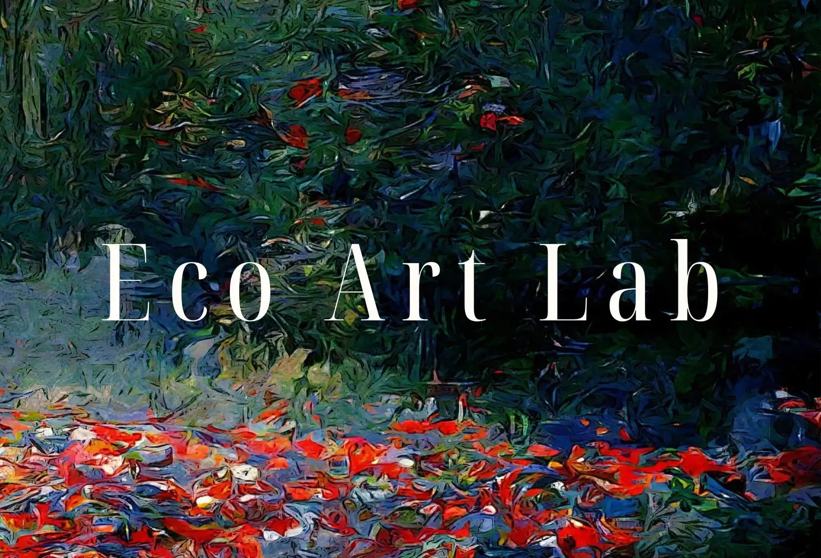 Detail view of artwork from Samsung Frame TV Art 4K Botanical Landscape Monet Inspired Digital Painting. Instant Download Landscape Wall Art for Frame TV. Floral Decor. (variation 1)
