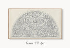 Samsung Frame TV Art 4K Botanical Ornament Pattern Wall Art. Instant Download Leaves Painting Floral Tropical Texture Art for the Frame TV. – Frame TV Digital Download Art – Digital Download