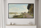 Detail view of artwork from Samsung Frame TV Art 4K Claude Monet European Landscape Vintage Oil Painting. Instant Download Impressionist Famous Monet Art for Frame TV. (variation 2)