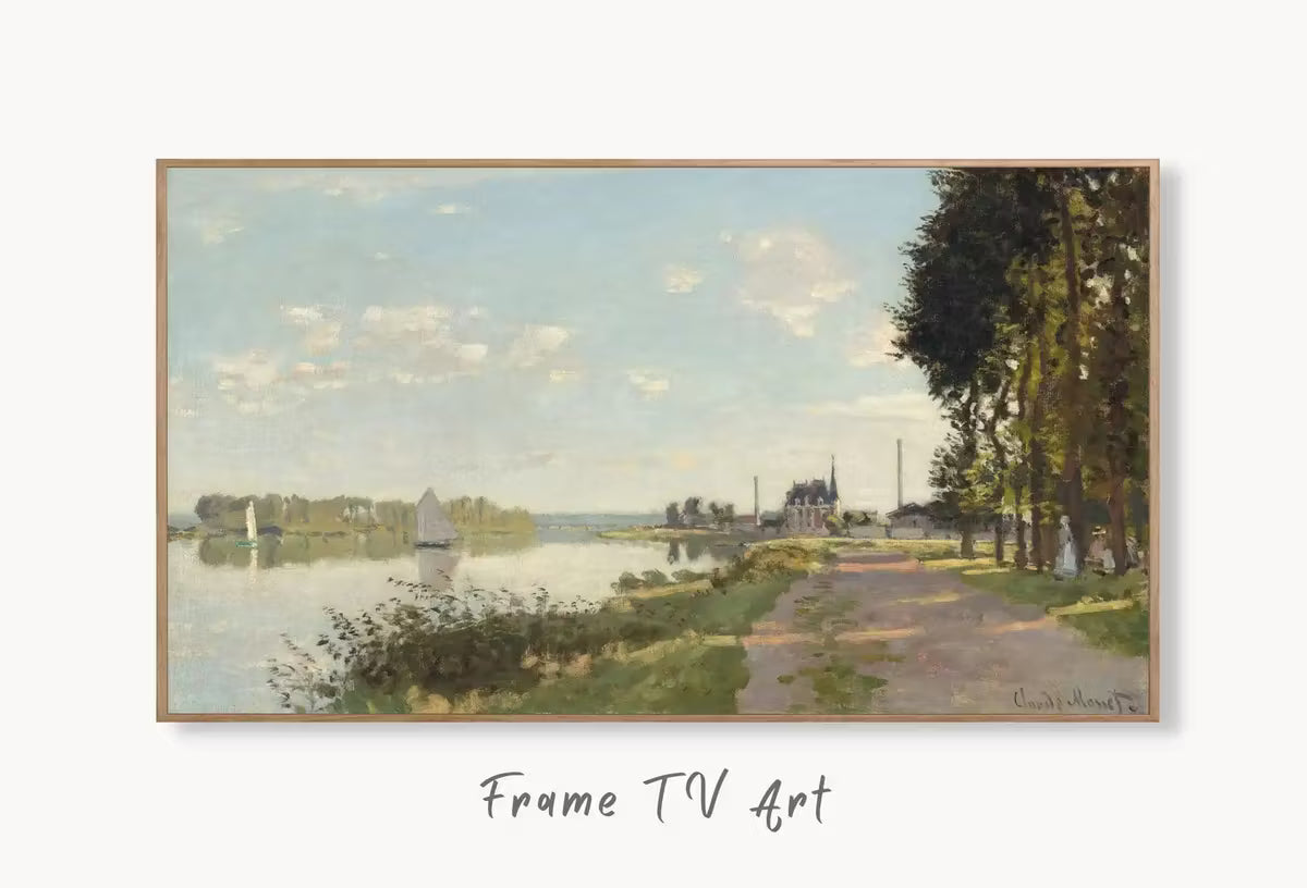 Samsung Frame TV Art 4K Claude Monet European Landscape Vintage Oil Painting. Instant Download Impressionist Famous Monet Art for Frame TV – Frame TV  Art
