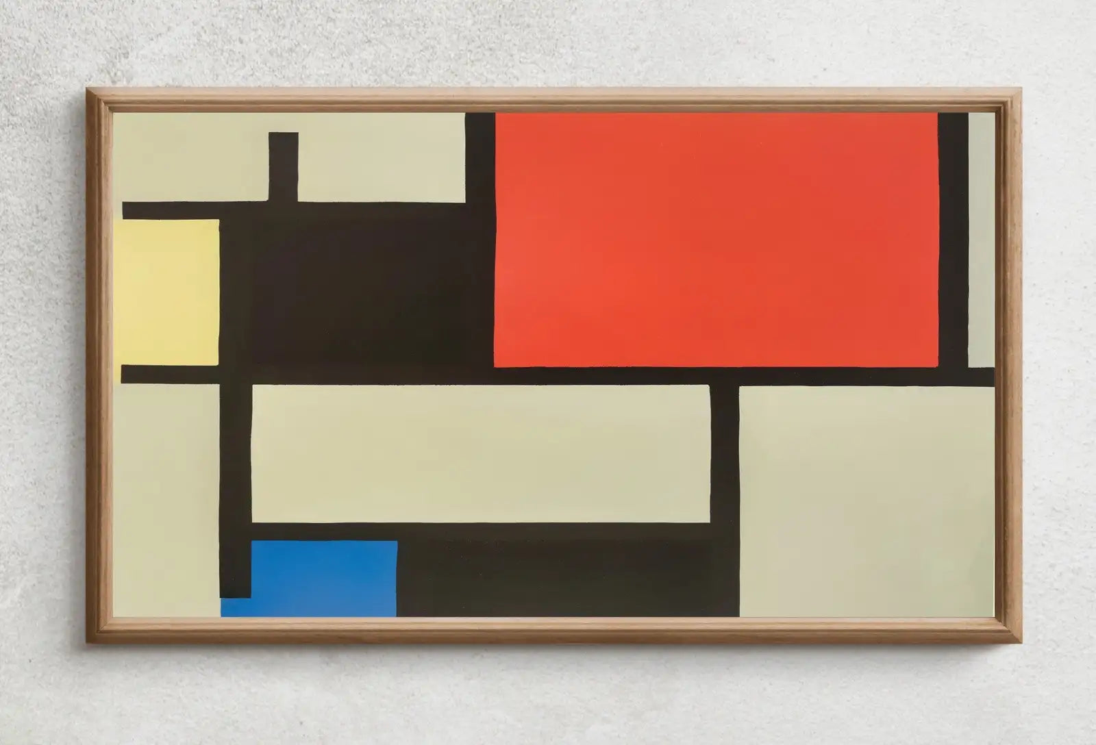 Detail view of artwork from Samsung Frame TV Art 4K Colorful Minimalist Abstract Painting. Instant Download Vintage Famous Abstract Painting. Aesthetic Art for Frame TV. (variation 1)