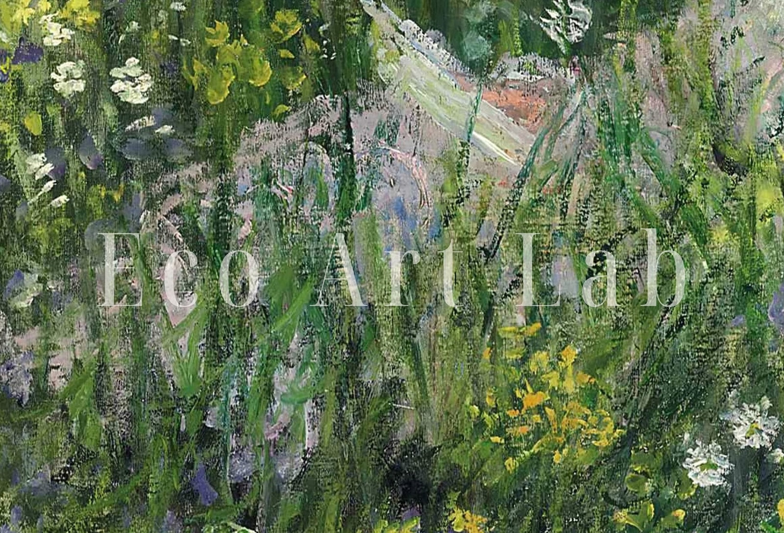 Detail view of artwork from Samsung Frame TV Art 4K Dans La Prairie Famous Claude Monet Painting. Instant Download Landscape Wall Art for the Frame TV. Vintage Wall Art. (variation 1)