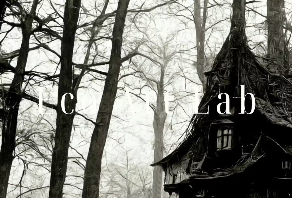 Samsung Frame TV Art 4K Dark Creepy Abandoned Haunted House Landscape. Instant Download. Scary Frame TV Art. Art for the Samsung Frame TV – Frame TV  Art