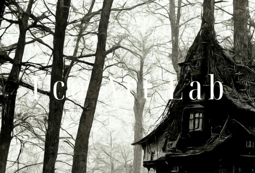 Included artwork preview showing first selection of artworks from Samsung Frame TV Art 4K Dark Creepy Abandoned Haunted House Landscape. Instant Download. Scary Frame TV Art. Art for the Samsung Frame TV.