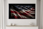 Detail view of artwork from Samsung Frame TV Art 4k Distressed American Flag Art. 4th of July USA Art. Patriotic Samsung TV Art. Digital Download for Samsung Frame Tv. (variation 2)