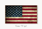 Samsung Frame TV Art 4k Distressed American Flag Art. . Patriotic Samsung TV Art. 4th of July USA Art for Samsung Frame Tv – Frame TV  Art
