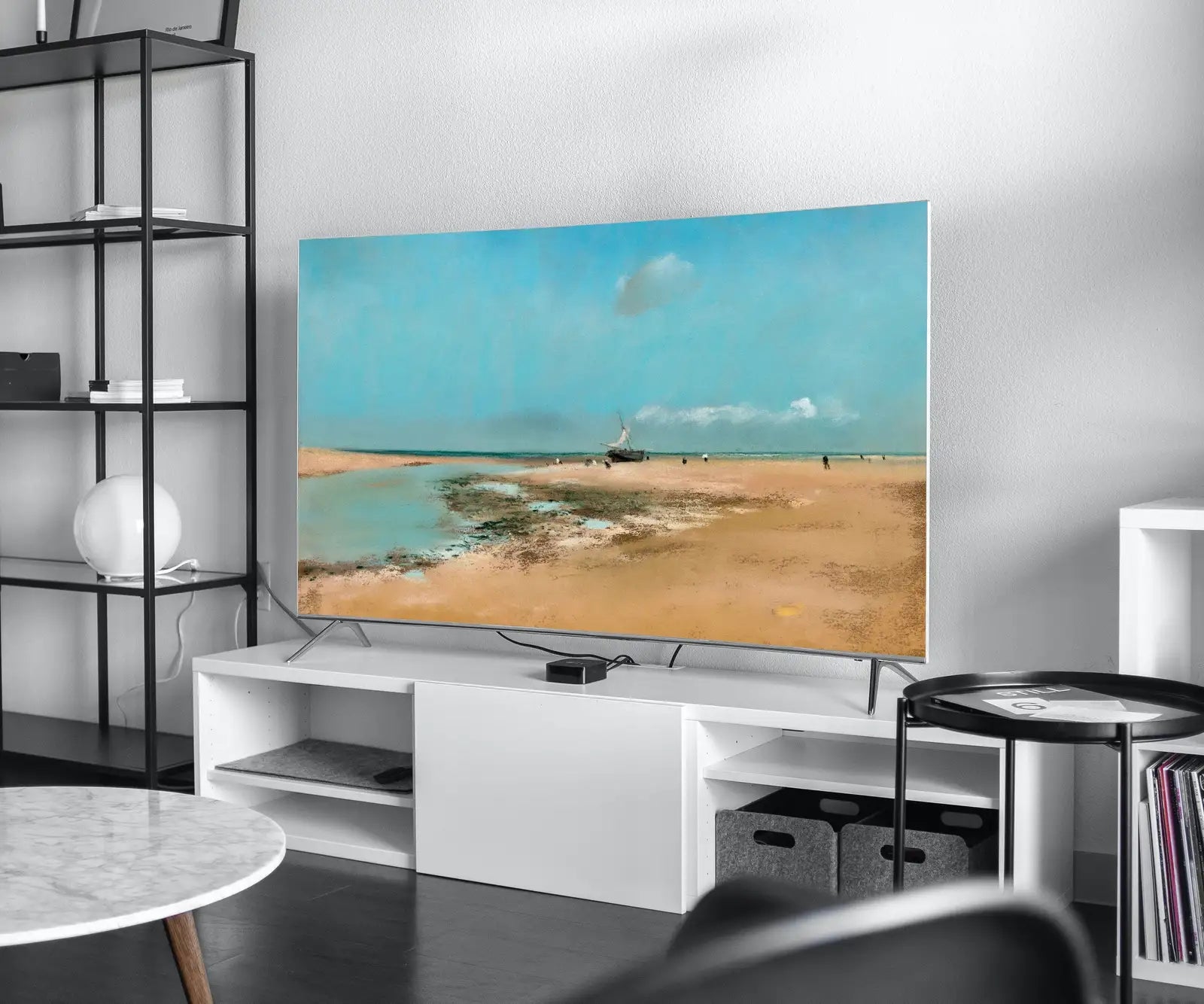 Second included artwork preview from Samsung Frame TV Art 4K Edgar Degas Beach at Low Tide Painting. Instant Download Famous Vintage Art for the Samsung Frame TV. Degas Art featuring various scenes.