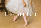 Detail view of artwork from Samsung Frame TV Art 4K Edgar Degas The Dancing Class Famous Ballet Painting. Antique Classic Ballerina Wall Art for Frame TV. Downloadable. (variation 1)