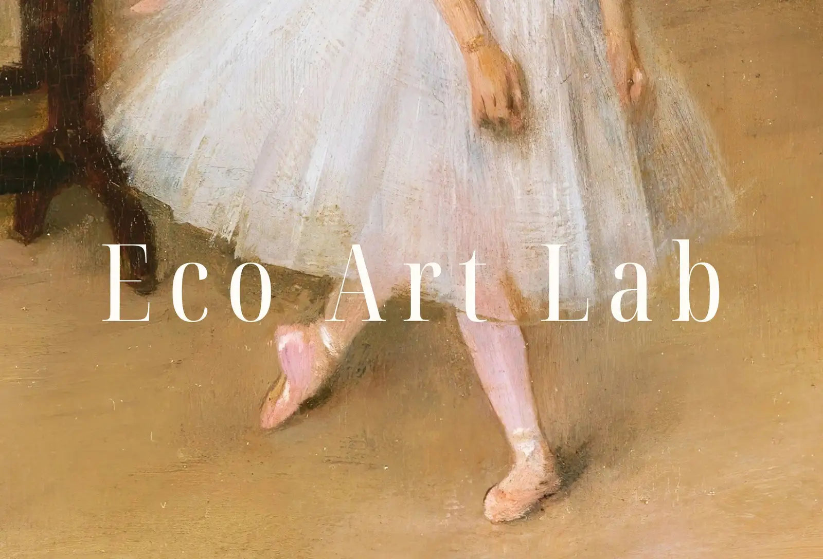 Detail view of artwork from Samsung Frame TV Art 4K Edgar Degas The Dancing Class Famous Ballet Painting. Antique Classic Ballerina Wall Art for Frame TV. Downloadable. (variation 1)