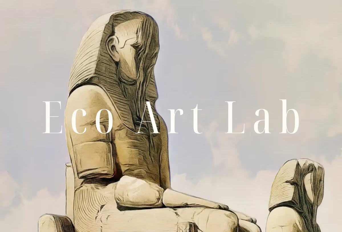 Samsung Frame TV Art 4K Egyptian Statues in Thebes Ancient Egypt Wall Art. Instant Download Antique Vintage Egyptian Art for Frame TV – Frame TV  Art