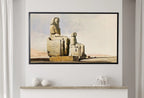 Second included artwork preview from Samsung Frame TV Art 4K Egyptian Statues in Thebes Ancient Egypt Wall Art. Instant Download Antique Vintage Egyptian Art for Frame TV featuring various scenes.