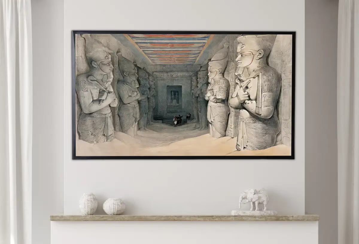 Samsung Frame TV Art 4K Egyptian Temple Ancient Gods Mythology Wall Art. Instant Download Vintage Egyptian Architecture Art for Frame TV – Frame TV  Art