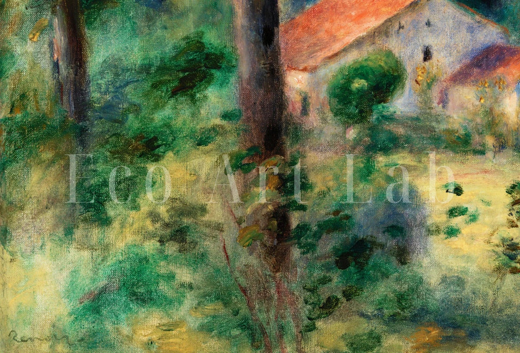 Included artwork preview showing first selection of artworks from Samsung Frame TV Art 4K Environs of Briey by Auguste Renoir. Famous Antique Oil Painting. Landscape Vintage Impressionist Art for Frame TV.