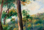 Detail view of artwork from Samsung Frame TV Art 4K Environs of Briey by Auguste Renoir. Famous Antique Oil Painting. Landscape Vintage Impressionist Art for Frame TV. (variation 1)