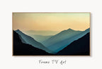 Samsung Frame TV Art 4k Evening in the Mountains Abstract Landscape. Evening Art Samsung TV  for Samsung Frame, Frame TV Art – Frame TV  Art