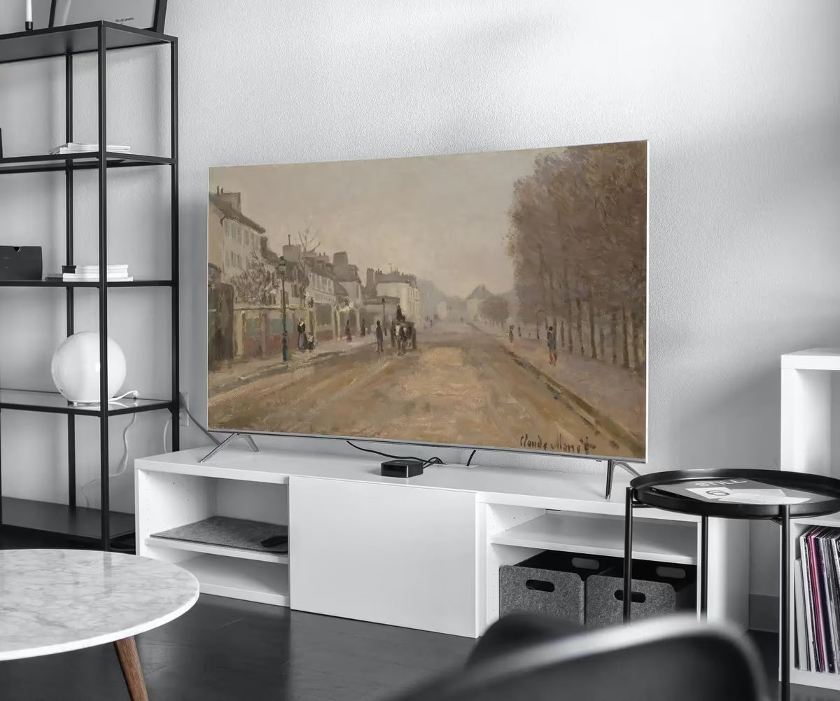 Samsung Frame TV Art 4K Famous Claude Monet Painting. Instant Download Boulevard Héloise Monet Art for the Frame TV. Vintage Wall Art – Frame TV  Art