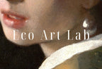 Detail view of artwork from Samsung Frame TV Art 4K Famous Paintings Set of 3. Girl w Pearl Earring, Mona Lisa & American Gothic Classic Portraits Fine Art for Frame TV. (variation 1)